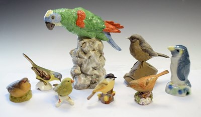 Lot 377 - Group of Aynsley, Goebel, Royal Worcester, etc china birds