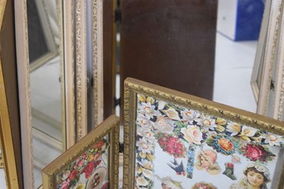 Lot 692 - Quantity of wall mirrors