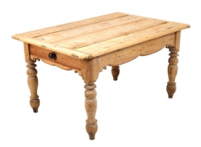 Lot 557 - Pine kitchen table