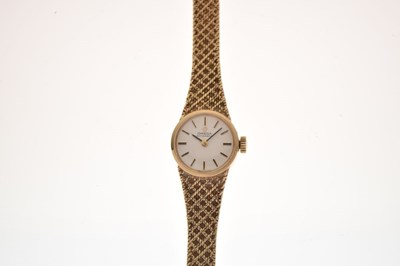 Lot 130 - Lady's Omega 9ct gold cocktail watch