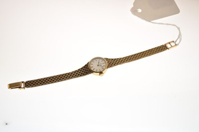 Lot 130 - Lady's Omega 9ct gold cocktail watch