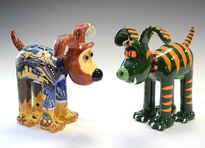 Lot 249 - Gromit Unleashed - Gromitasaurus and Vincent Van Gromit