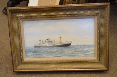 Lot 484 - Robert Blackwell (20th Century) - Oils on board - Boston City, and Bristol City Line