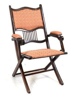 Lot 508 - Early 20th Century folding chair