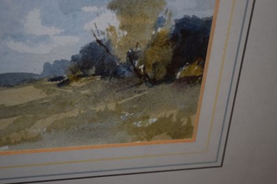 Lot 433 - Edward Wesson (1910-1983) - Two watercolours - Coastal scene, and Rural landscape