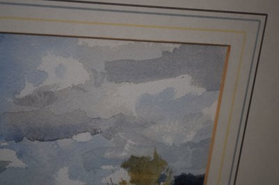 Lot 433 - Edward Wesson (1910-1983) - Two watercolours - Coastal scene, and Rural landscape