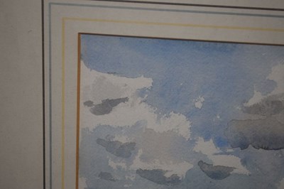 Lot 433 - Edward Wesson (1910-1983) - Two watercolours - Coastal scene, and Rural landscape