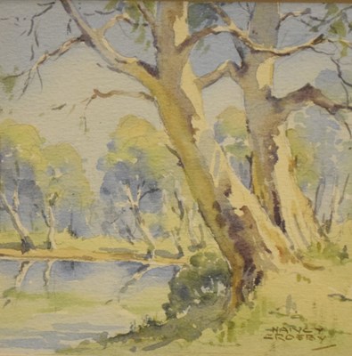 Lot 522 - Nancy Crosby - Watercolour - Billabong on the Yarra