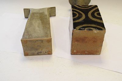 Lot 396 - Two studio pottery vases