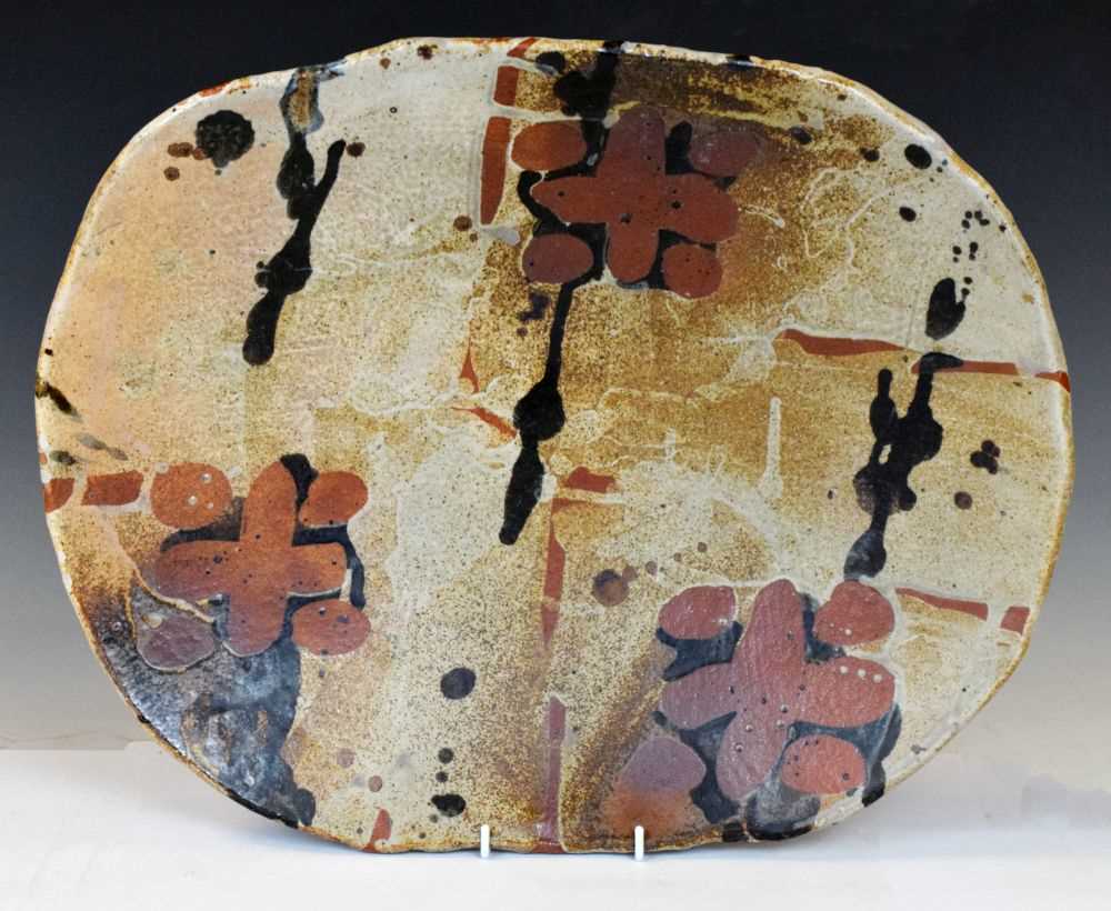 Lot 483 - John Maltby studio pottery dish