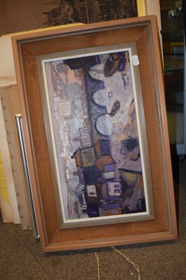Lot 486 - Jean Rees (ARWA) - Oil on board, 'The Harbour, Aberystwyth'