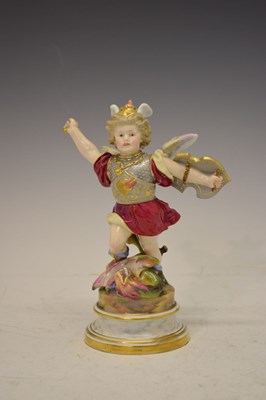 Lot 332 - Meissen figure - 'Victorious Cupid'