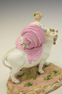 Lot 333 - Meissen figure - Europa and the Bull