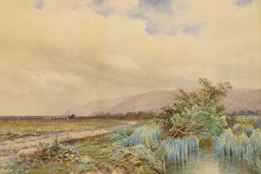 Lot 387 - Arthur Wilde Parsons (1847-1920) - Watercolour - Porlock Weir