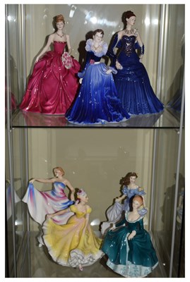 Lot 363 - Collection of Royal Doulton & Coalport figures