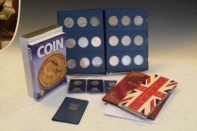 Lot 145 - Quantity of commemorative coins, etc & WWI Death Plaque