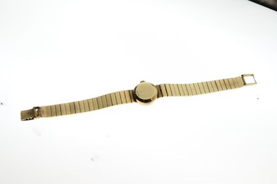 Lot 128 - Lady's Eterna-Matic 9ct gold wristwatch