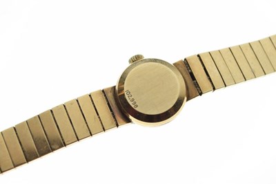 Lot 128 - Lady's Eterna-Matic 9ct gold wristwatch