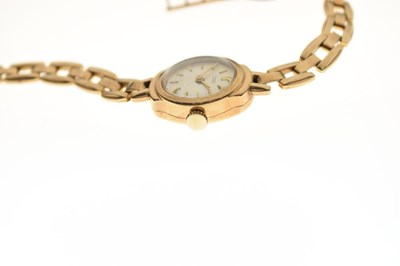 Lot 126 - Lady's 9ct gold Tudor cocktail watch