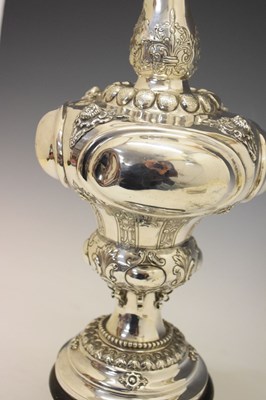 Lot 83 - Victorian Irish silver replica of the 'Auld Mug' America's Cup Trophy