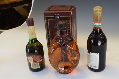 Lot 417 - Dimple 15 years age de luxe Scotch whisky, 1996 Royal Tokaji and Croft Limited Edition sherry (3)