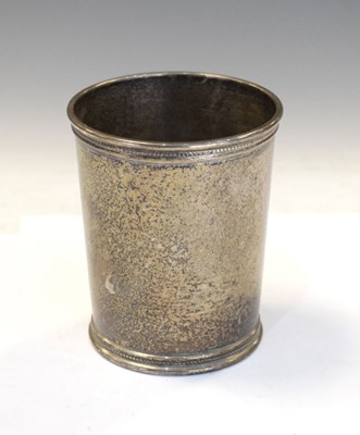 Lot 166 - American Sterling silver beaker