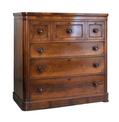 Lot 516 - 19th Century mahogany 'Scotch' chest of drawers