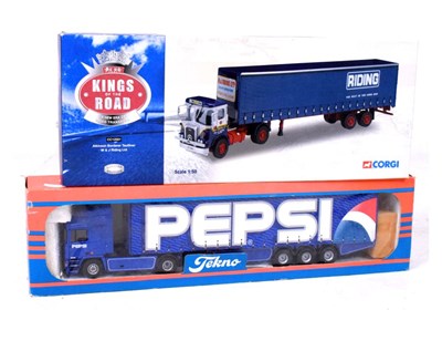 Lot 330 - Tekno 'Pepsi' lorry & Corgi 'Kings of the Road