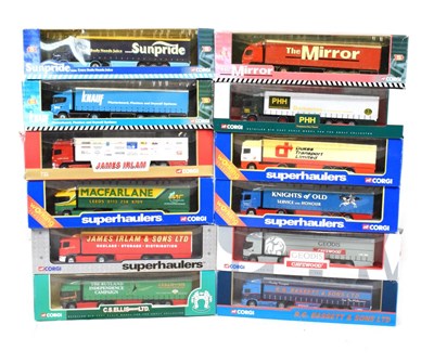 Lot 337 - Twelve boxed diecast model lorries