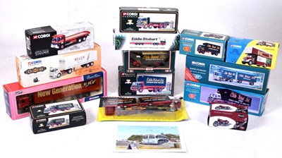 Lot 338 - Group of Corgi (mainly Eddie Stobart) boxed diecast model vehicles