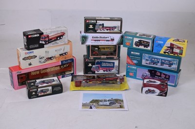 Lot 338 - Group of Corgi (mainly Eddie Stobart) boxed diecast model vehicles