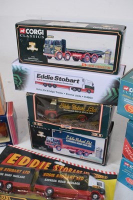 Lot 338 - Group of Corgi (mainly Eddie Stobart) boxed diecast model vehicles