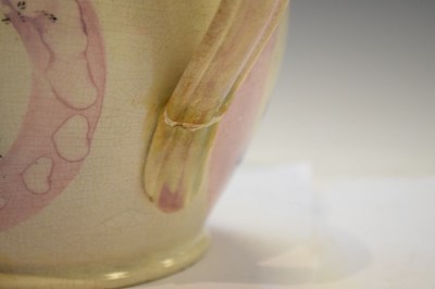 Lot 394 - Two 19th Century Sunderland puce lustre pottery jugs