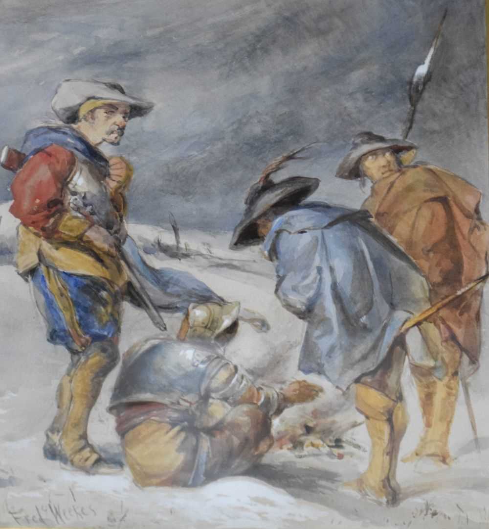 Lot 374 - Frederick Weekes - Watercolour