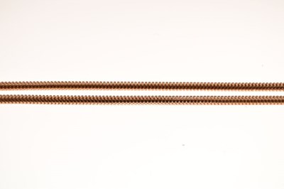 Lot 74 - 9ct gold snake-link necklace