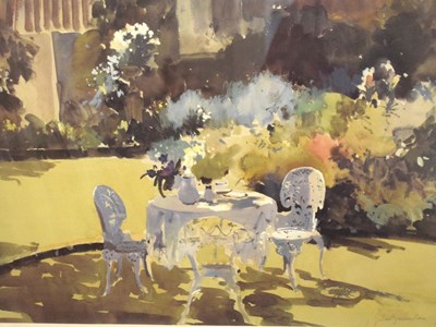 Lot 581 - John Yardley (b.1933) - Signed print - 'Sunshine In The Garden'