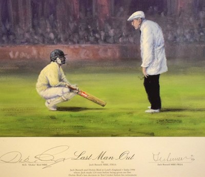 Lot 270 - Cricketing Interest - Two signed limited edition Jack Russell prints