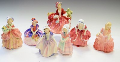 Lot 357 - Group of seven Royal Doulton figures