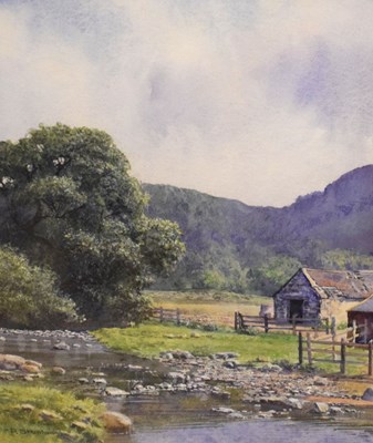 Lot 617 - Philip Stanton - Watercolour - 'Lyn Grafnant'