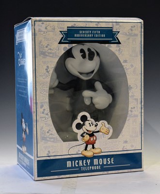 Lot 305 - Disney 75th Anniversary Mickey Mouse telephone