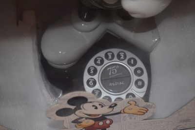 Lot 305 - Disney 75th Anniversary Mickey Mouse telephone