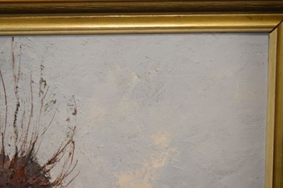 Lot 605 - George Cutter -  Oil on board - Two landscapes