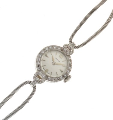 Lot 131 - Lady's diamond set Vertex cocktail watch