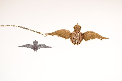 Lot 57 - Two RAF brooches