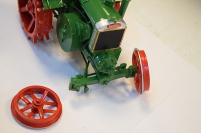 Lot 236 - G&M Originals Model 18/30 green Marshall Tractor with box