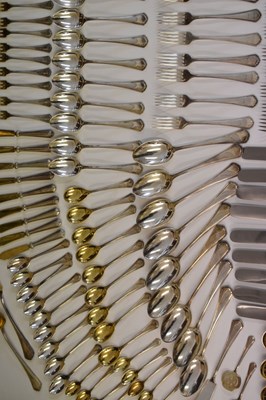 Lot 94 - Extensive canteen of German 800 standard 'Chippendale' pattern cutlery