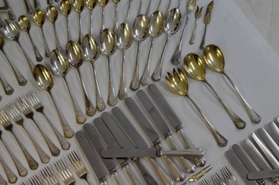 Lot 94 - Extensive canteen of German 800 standard 'Chippendale' pattern cutlery