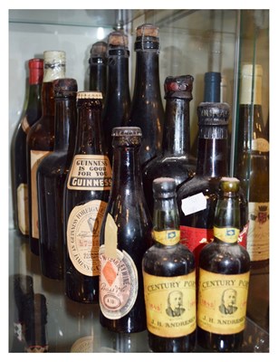 Lot 441 - Quantity of various commemorative beer, miniature port and whisky bottles (12)