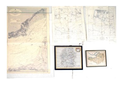 Lot 521 - Quantity of maps to include; Wiltshire (Robert Morden) ,Weston-Super-Mare, Somersetshire (J. Cary), etc