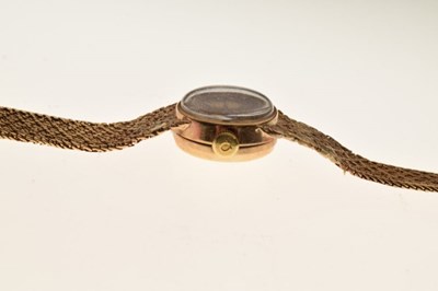 Lot 119 - Omega - Lady's 9ct gold automatic wristwatch